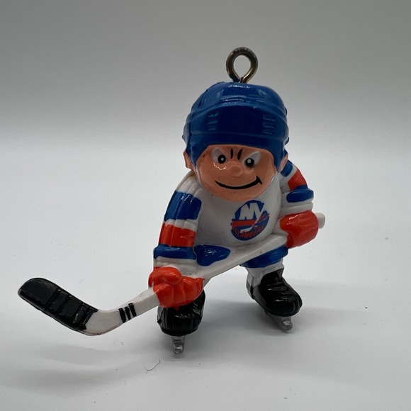 Lil Sports Brat Other - Vintage 1986 Lil Sports Brat New York Islanders Hockey Player Ornament NHL Toy